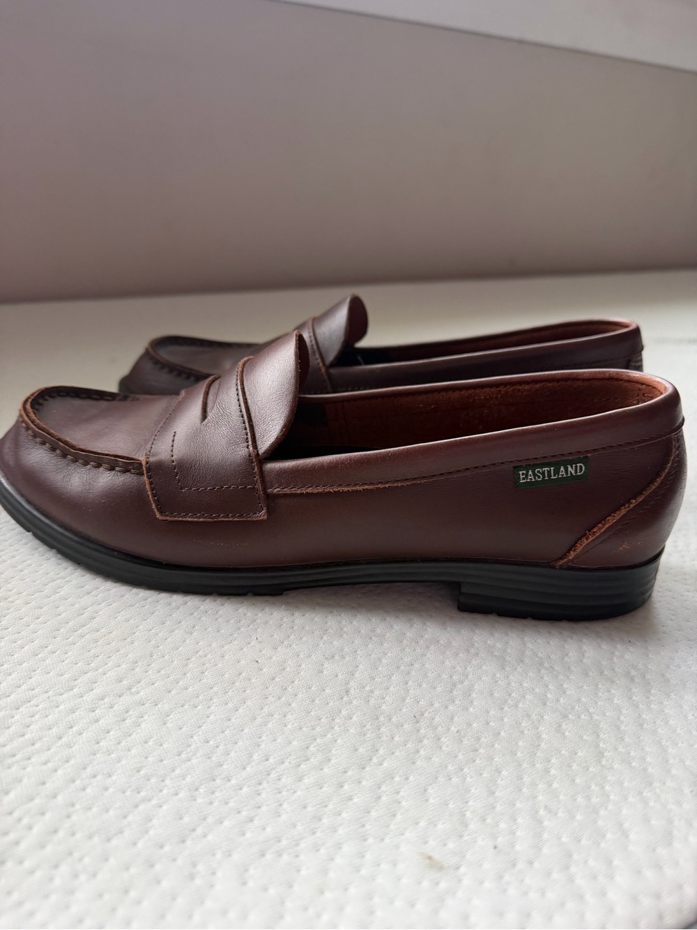 Eastland Men’s Brown Leather Penny Loafers